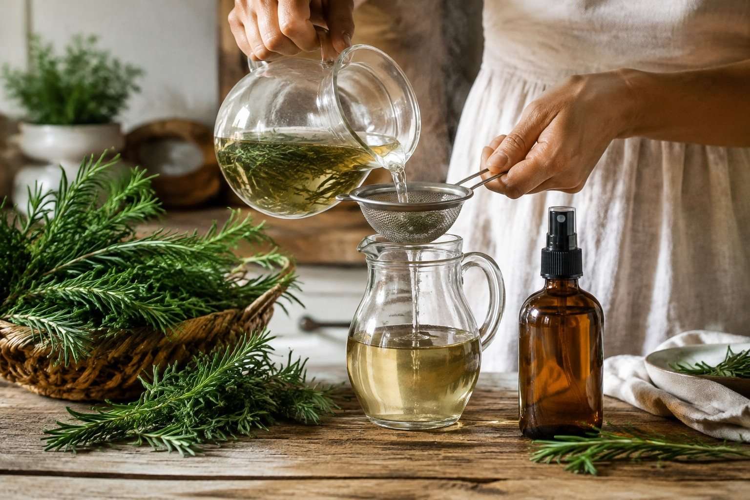 Agua de romero para el pelo: preparación, uso y precauciones