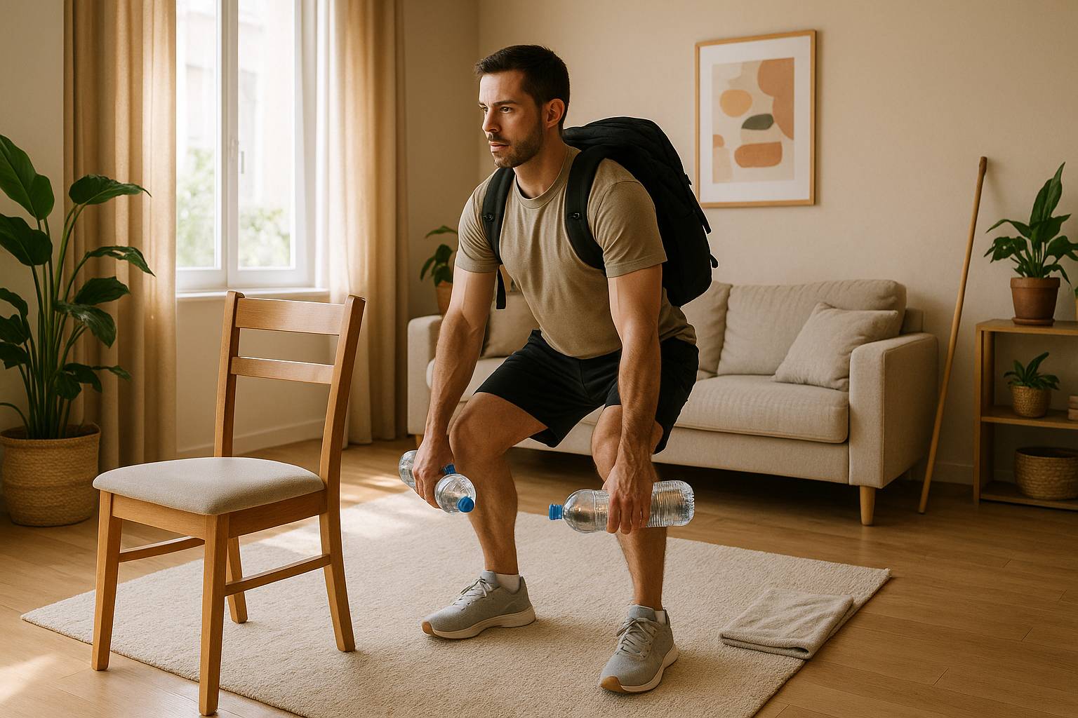 Aprovecha objetos pequeños del hogar para mejorar tu rutina corporal