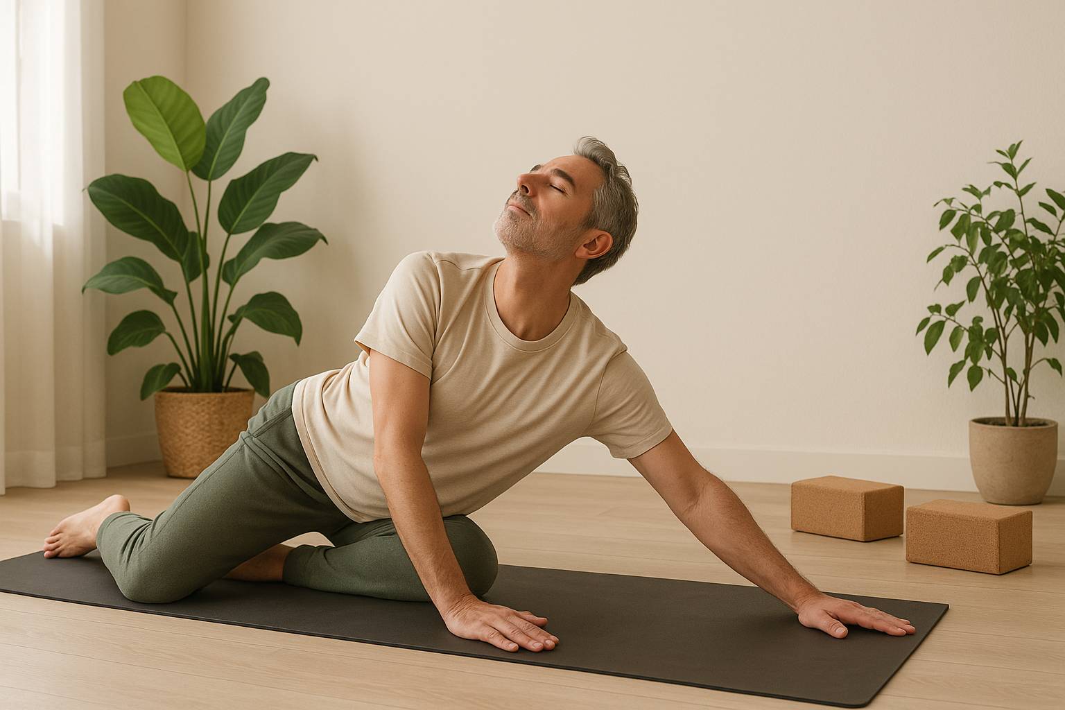 Cómo aliviar la tensión muscular del torso con movimientos lentos y controlados