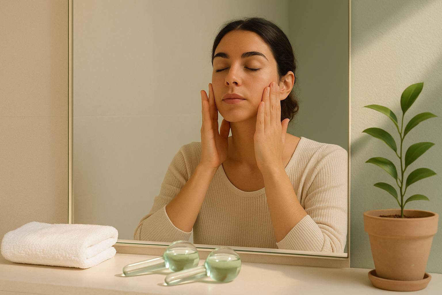 Cómo desinflamar el rostro con técnicas de aplicación suave