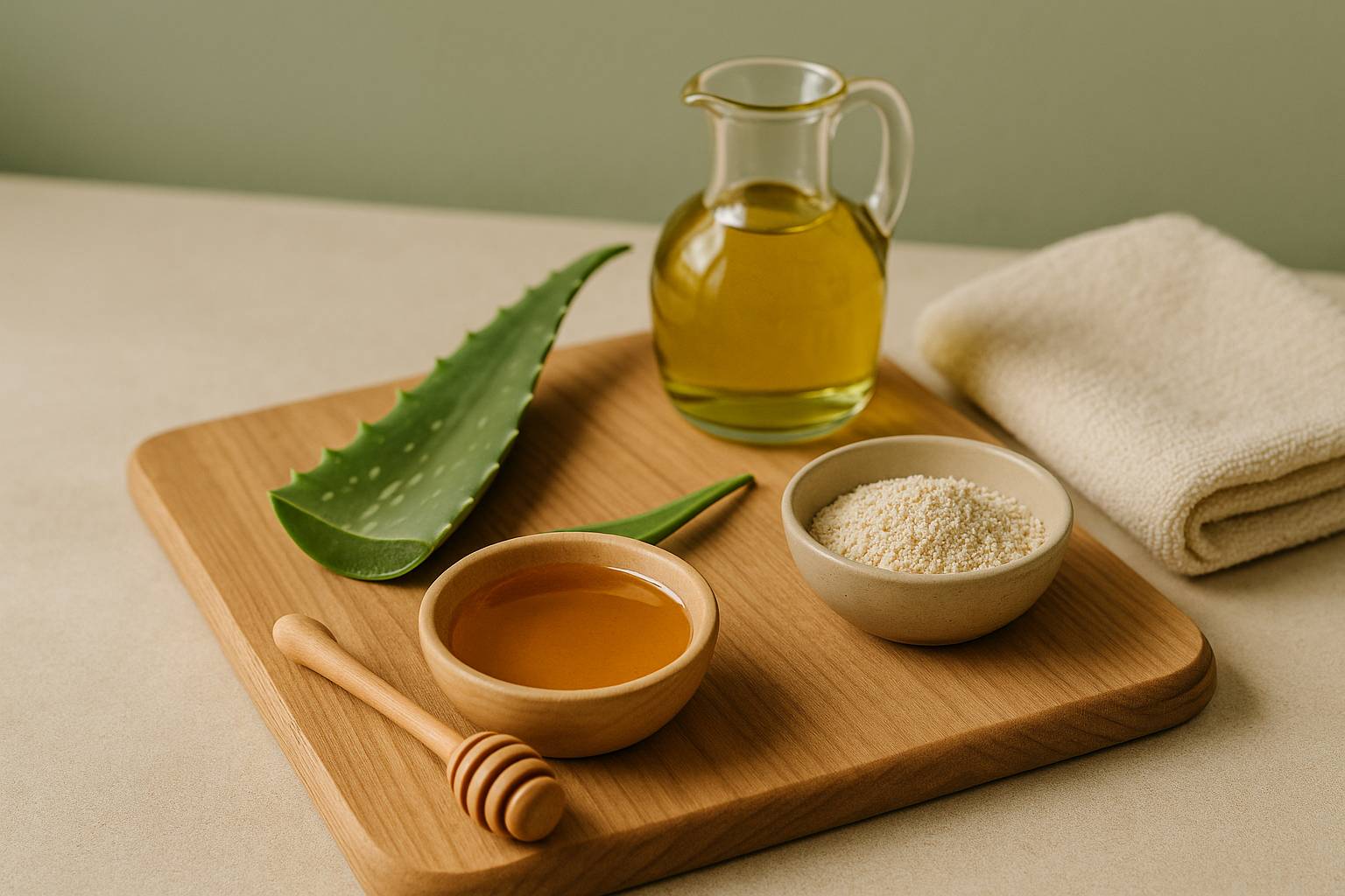 Hidratación corporal profunda usando ingredientes naturales económicos