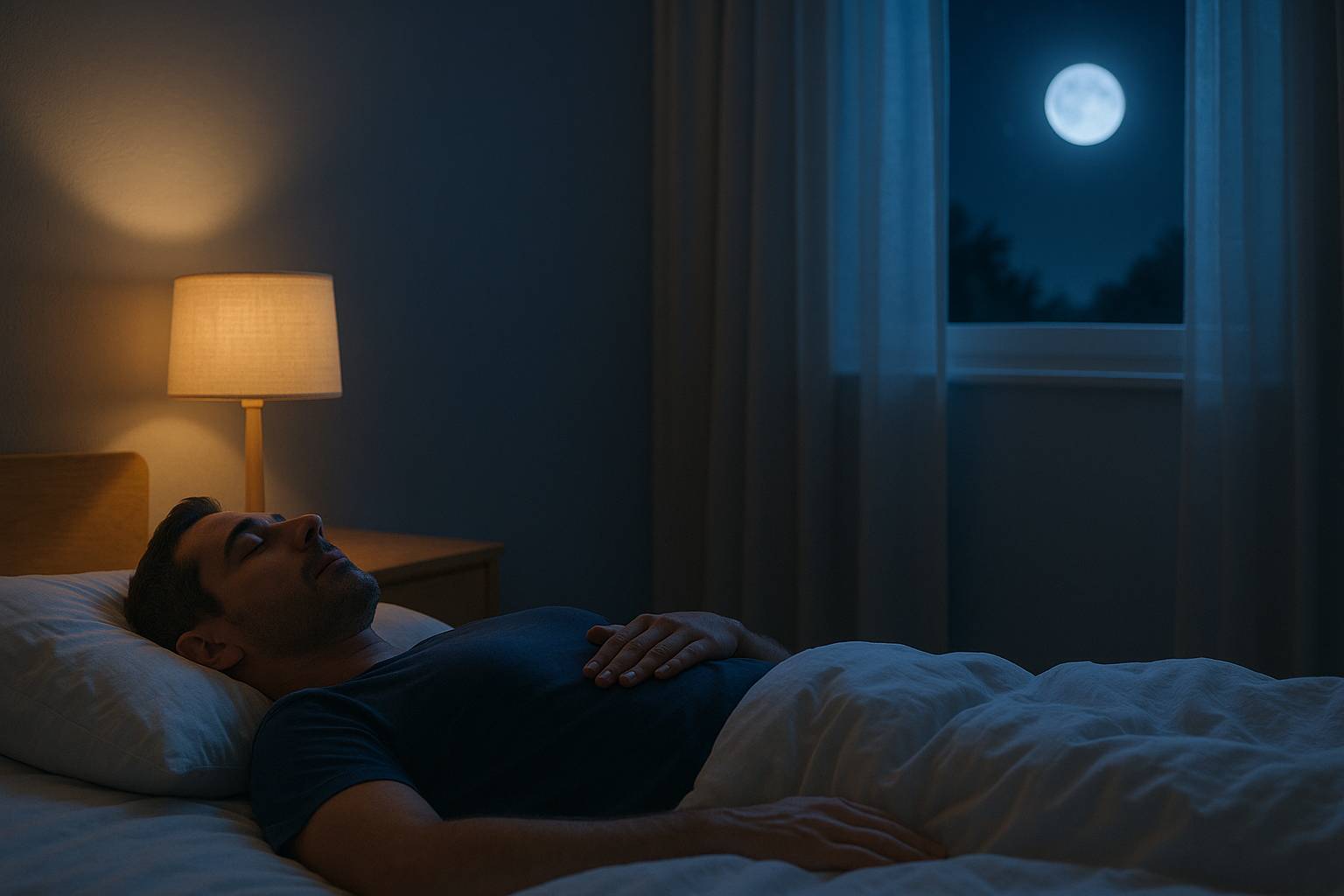 Respiración diafragmática para mejorar el descanso antes de dormir